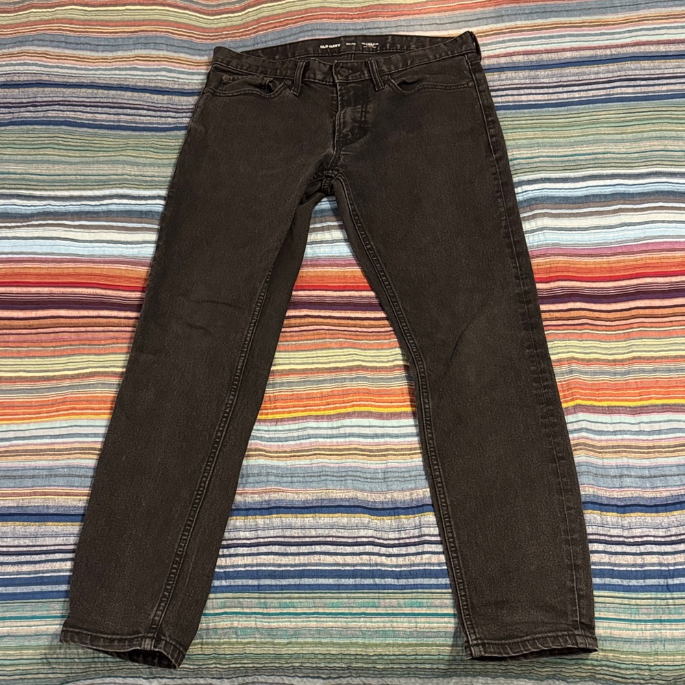 Old Navy Relaxed Slim Black Denim Jeans